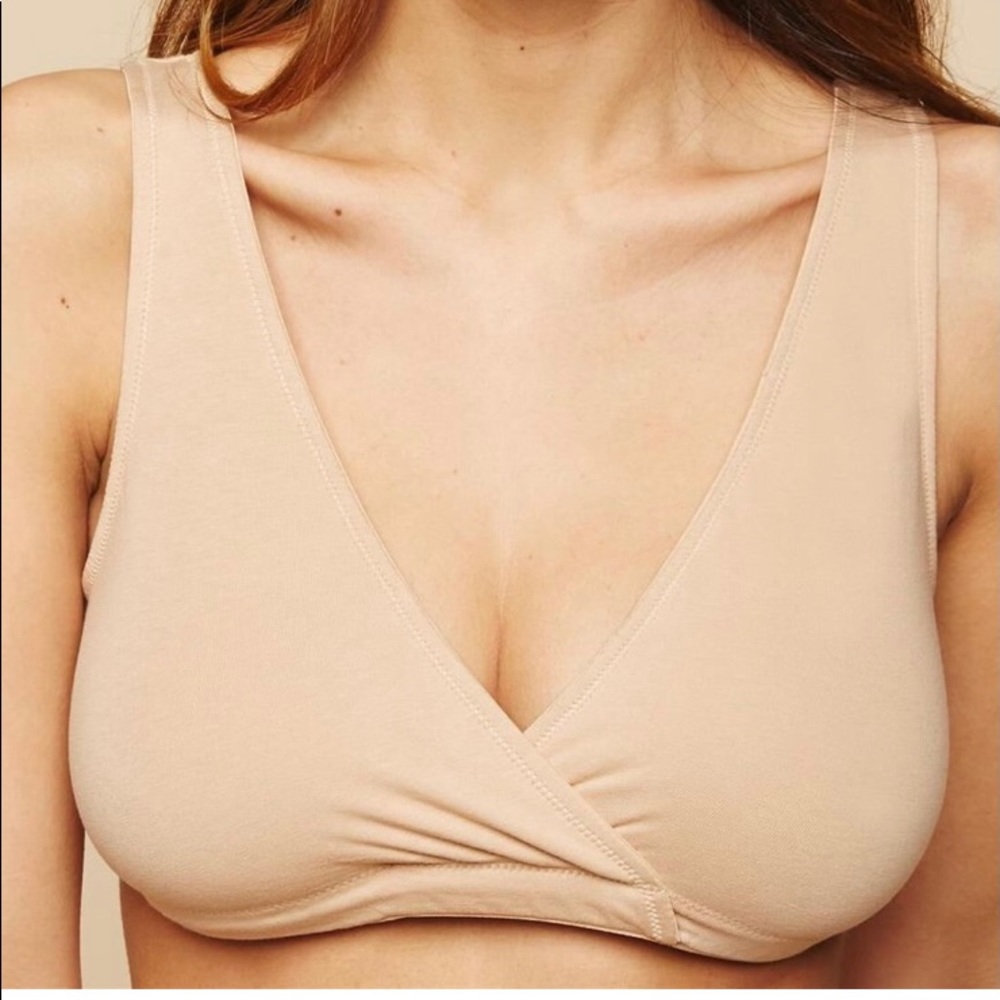 Motherhood Maternity Nursing Sleep Cotton Bra